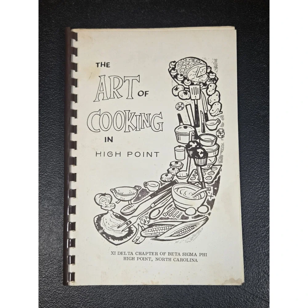 The Art Of Cooking in High Point NC Cook Book XI Delta Chapter of Beta Sigma PHI
